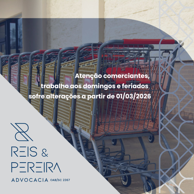 Abertura de comércios aos domingos sofre alteração