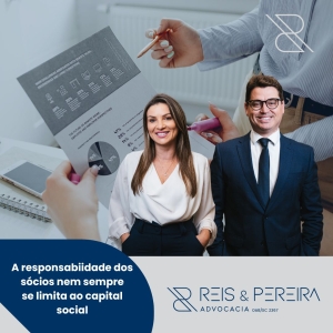 A responsabilidade do sócio não se limita, necessariamente, ao capital social da empresa.